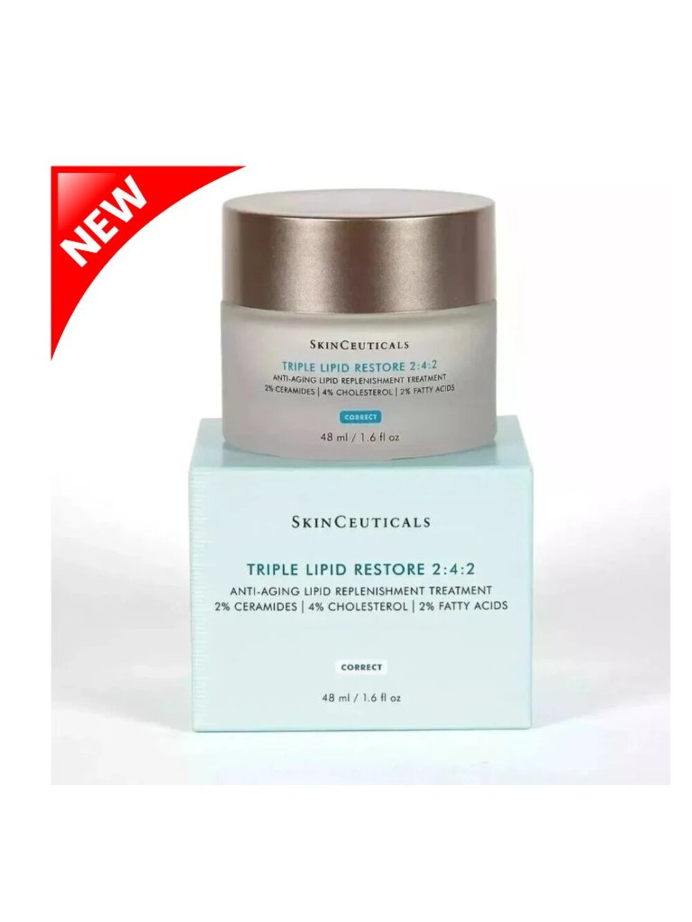SkinCeuticals Triple Lipid Restore 2:4:2 Anti-Aging Cream 1.6 oz / 48ml – Sealed